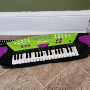Kids Green & Purple Electronic Keyboard - Children's Toy Piano